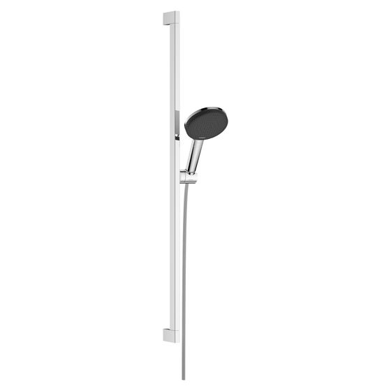 Hansgrohe Raindance Alive Select S Brauseset 125mm, 7,1l/min, 3jet EcoSmart, Unica E Puro 90cm, Easy Slide Brausehalter, Chrom