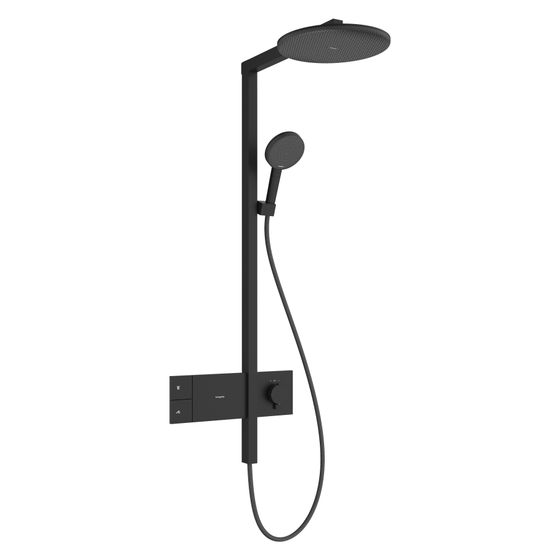 Hansgrohe Raindance Alive S Showerpipe Duschsystem 300mm, 1jet, ShowerSelect Comfort, Mattschwarz
