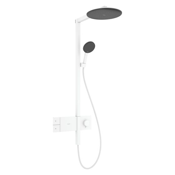 Hansgrohe Raindance Alive S Showerpipe Duschsystem 300mm, 1jet, ShowerSelect Comfort, Mattweiß