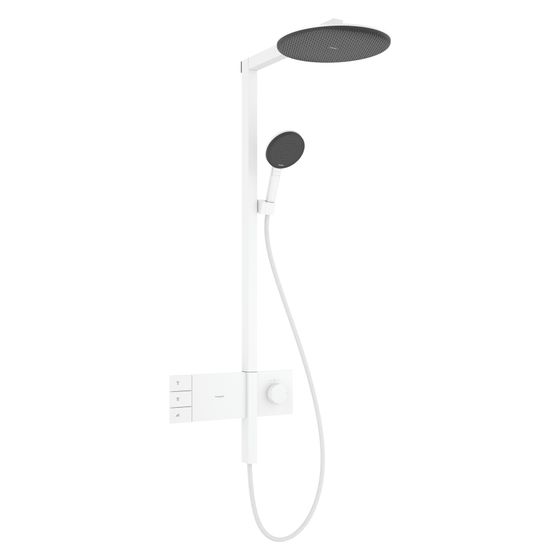 Hansgrohe Raindance Alive S Showerpipe Duschsystem 300mm, 2jet EcoSmart, ShowerSelect Comfort, Mattweiß