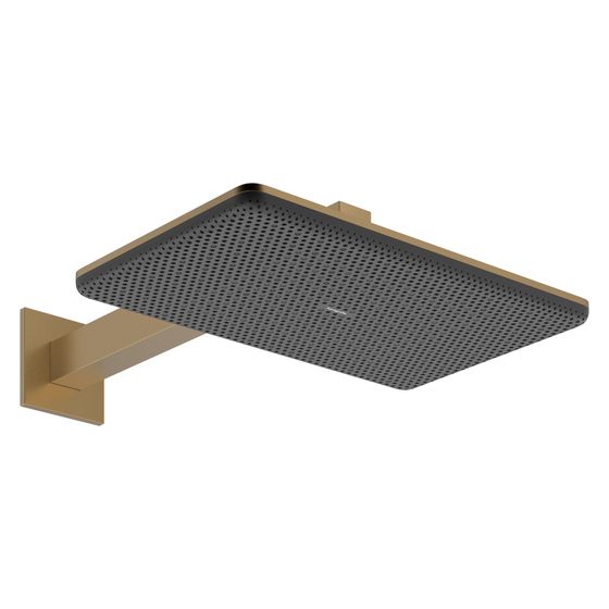 Hansgrohe Raindance Alive Q Kopfbrause, 6,6l/min, 210x340mm, 2jet, EcoSmart, Brausearm, Brushed Bronze