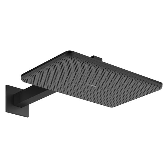 Hansgrohe Raindance Alive Q Kopfbrause, 10,1l/min, 210x340mm, 2jet, Brausearm, Mattschwarz