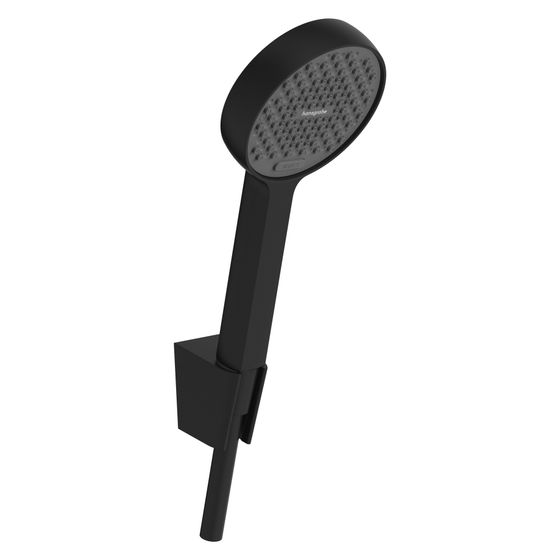 Hansgrohe Activera Select S Brausehalterset, 2jet, Handbrause, Schlauch 1250mm, Mattschwarz