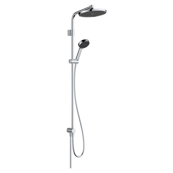 Hansgrohe Activera S Showerpipe Duschsystem 1jet, EcoSmart Reno, Kopfbrause 240mm, Handbrause, Varia, Chrom
