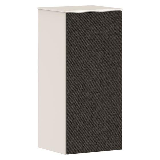 Hansgrohe Xevolos E Halbhochschrank Sandbeige Matt 400x360mm, Türanschlag links, Front Textil Dunkelgrau