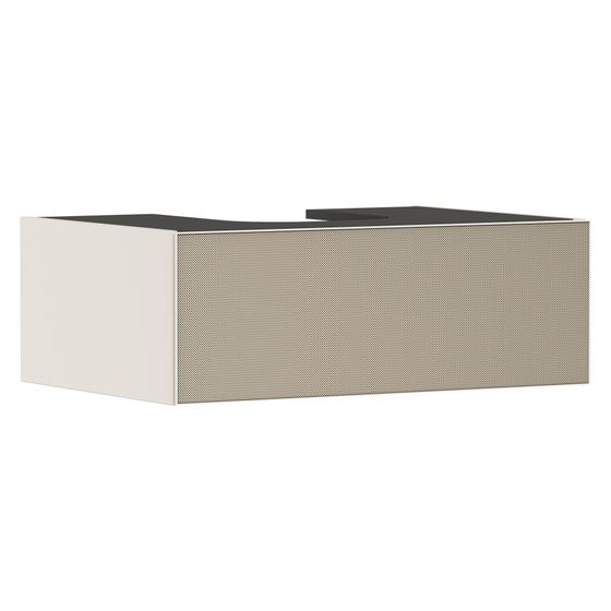 Hansgrohe Xevolos E Waschtischunterschrank Sandbeige Matt 780x550mm, 1 SK für Konsole, Ausschnitt mittig, Front Bronze Struktur