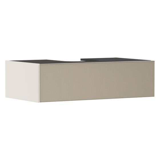 Hansgrohe Xevolos E Waschtischunterschrank Sandbeige Matt 980x550mm, 1 SK für Konsole, Ausschnitt mittig, Front Bronze Struktur