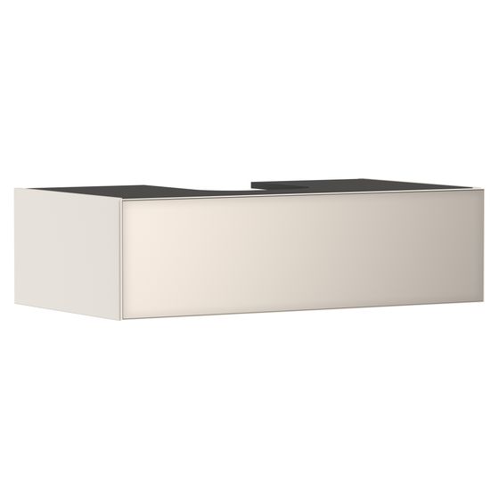 Hansgrohe Xevolos E Waschtischunterschrank Sandbeige Matt 980x550mm, 1 SK für Konsole, Auss. mittig, Front Sandbeige Metallic