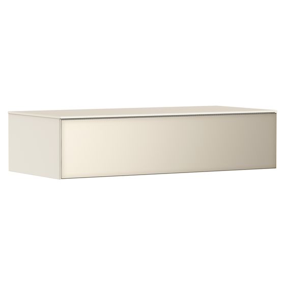 Hansgrohe Xevolos E Sideboard Sandbeige Matt 1180x550mm, 1 Schubkasten, Abdeckplatte, Front Sandbeige Metallic