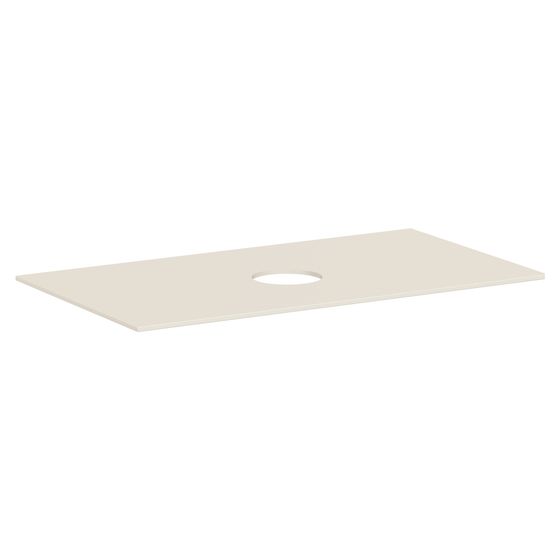 Hansgrohe Xevolos E Konsole 980x550mm, Ausschnitt mittig für Aufsatzwaschtisch ohne Hahnloch, Sandbeige Matt
