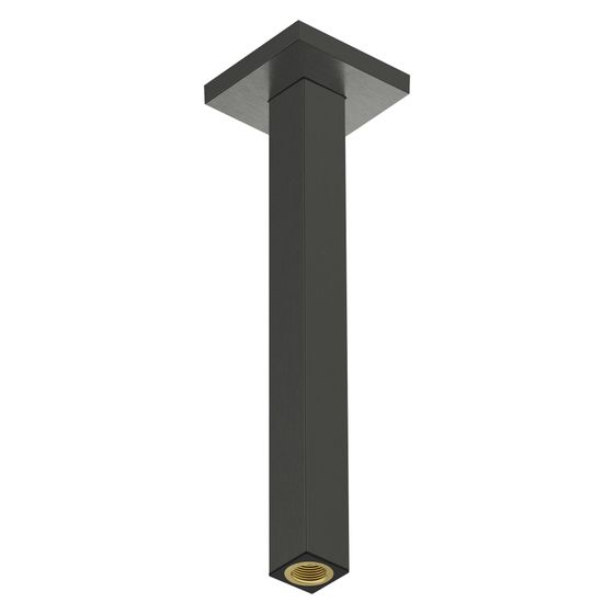 Hansgrohe Deckenanschluss E, 300mm, Unterputzmontage, Brushed Black Chrome