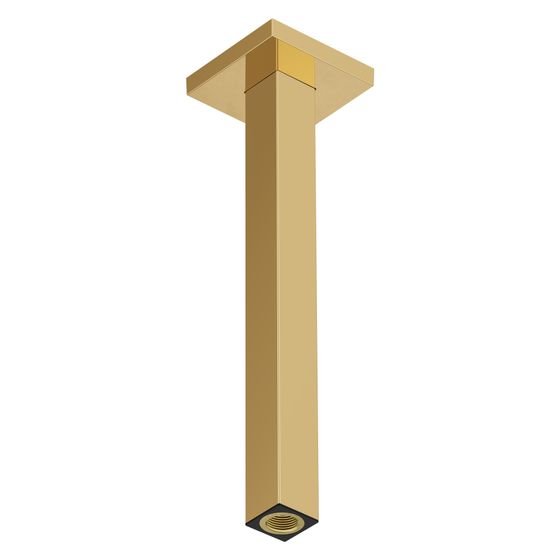 Hansgrohe Deckenanschluss E, 300mm, Unterputzmontage, Polished Gold Optic