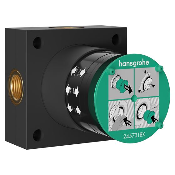 Hansgrohe Grundkörper für Kopfbrause 2jet, 80-108mm, Einbauteil
