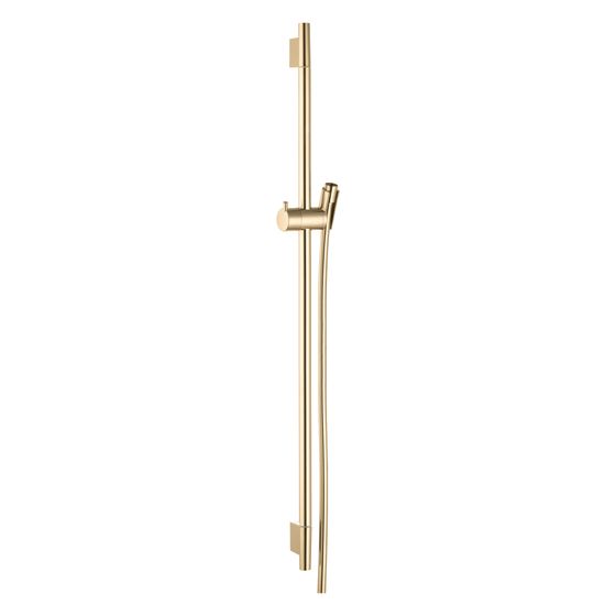 Hansgrohe Unica Brausestange S Puro 90cm, Isiflex Brauseschlauch 160cm, Brushed Gold Optic