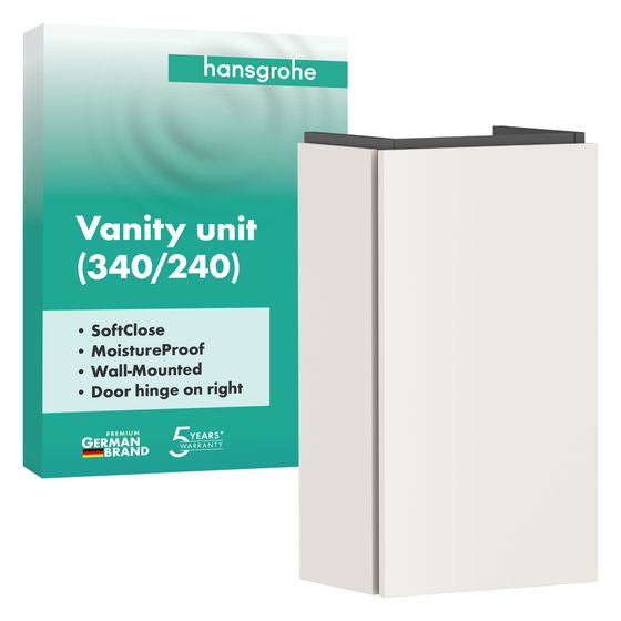Hansgrohe Xilesa E Waschtischunterschrank 340x240mm, für Handwaschbecken, Türanschlag rechts, Sandbeige Matt