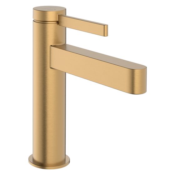 Hansgrohe Finoris Einhebel-Waschtischmischer 110mm, 5l/min, CoolStart, Zugstangen-Ablaufgarnitur, Brushed Bronze