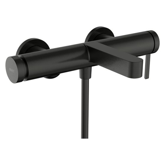 Hansgrohe Finoris Einhebel-Wannenmischer Aufputz, 19l/min, Brushed Black Chrome