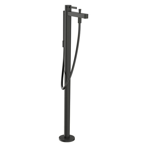 Hansgrohe Finoris Einhebel-Wannenmischer bodenstehend, 20,6l/min, Brushed Black Chrome
