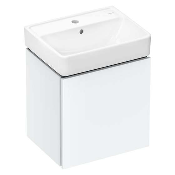 Hansgrohe Xilesa E Waschtischunterschrank 480x380mm, 1 Schubkasten für Handwaschbecken, Mattweiß