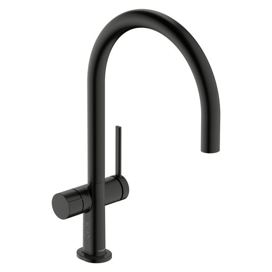 Hansgrohe Talis M54mm, Einhebel-Küchenmischer 220mm, 9l/min, Geräteabsperrventil, 1jet, Brushed Black Chrome