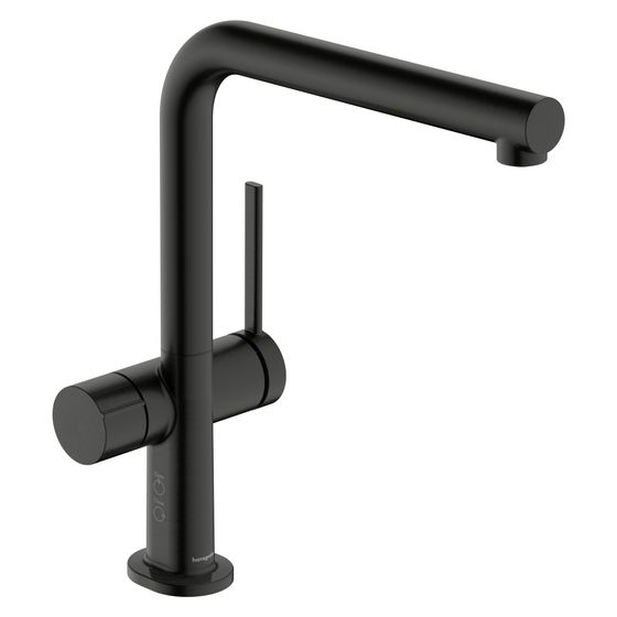 Hansgrohe Talis M54mm, Einhebel-Küchenmischer 270mm, 8l/min, Geräteabsperrventil, 1jet, Brushed Black Chrome