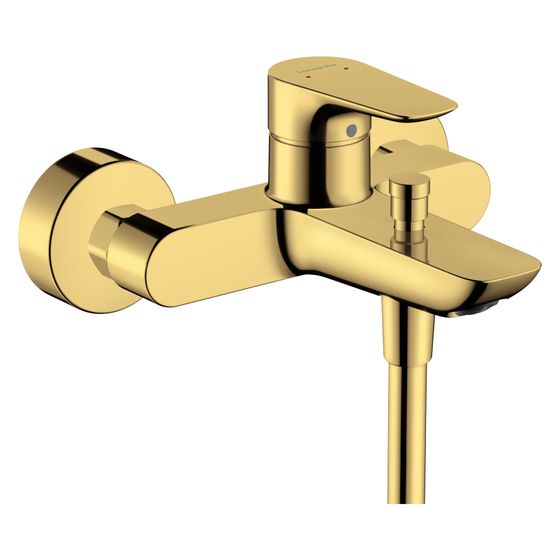 Hansgrohe Talis E Einhebel-Wannenmischer Aufputz, Polished Gold Optic