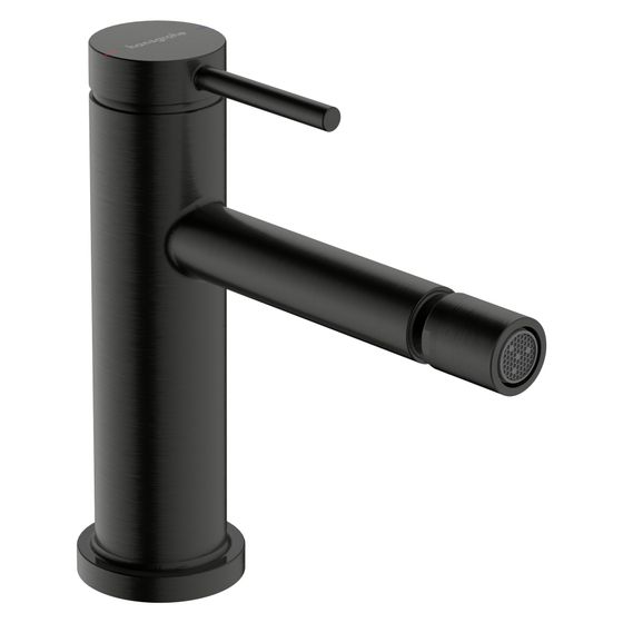 Hansgrohe Tecturis S Einhebel-Bidetmischer, 5l/min, Zugstangen-Ablaufgarnitur, Brushed Black Chrome