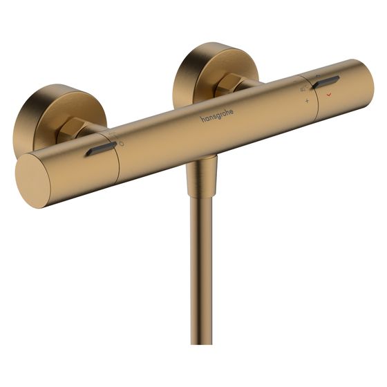 Hansgrohe Ecostat Fine Brausethermostat Aufputz, 17l/min, Brushed Bronze