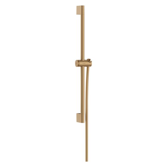 Hansgrohe Unica Brausestange Pulsify S 65cm, Push Handbrausehalter, Isiflex Brauseschlauch 160cm, Brushed Bronze