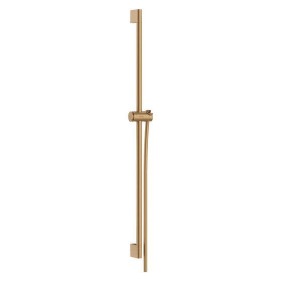 Hansgrohe Unica Brausestange Pulsify S 90cm, Push Handbrausehalter, Isiflex Brauseschlauch 160cm, Brushed Bronze