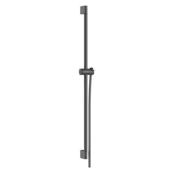 Hansgrohe Unica Brausestange Pulsify S 90cm, Push Handbrausehalter, Isiflex Brauseschlauch 160cm, Brushed Black Chrome