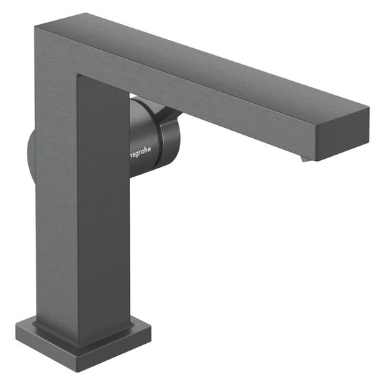 Hansgrohe Tecturis E Einhebel-Waschtischmischer 110mm, 4l/min, Fine CoolStart EcoSmartPlus ohne Ablaufg., Brushed Black Chrome