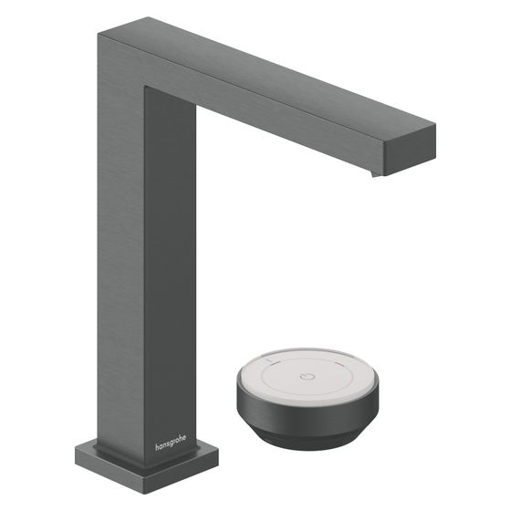 Hansgrohe Tecturis E 2-Loch Waschtischmischer 150mm, 4l/min, CoolStart EcoSmartPlus, Ablaufgarnitur, Brushed Black Chrome