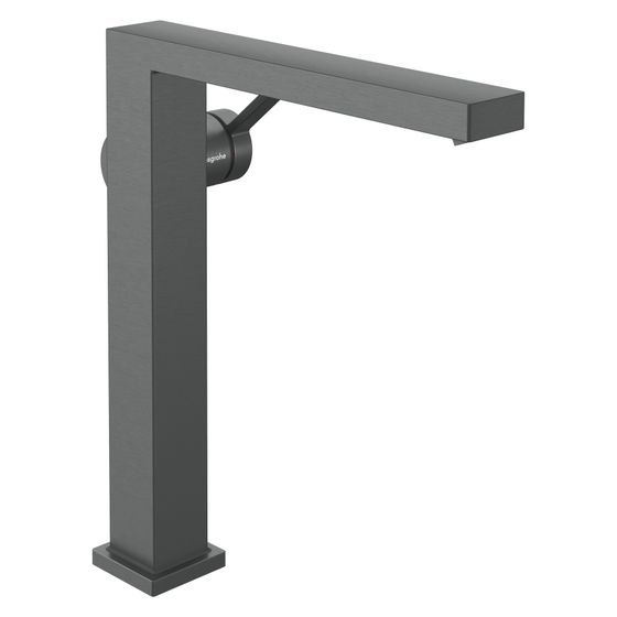 Hansgrohe Tecturis E Einhebel-Waschtischmischer 240mm, 5l/min, Fine CoolStart für AWT, Push-Open, Brushed Black Chrome