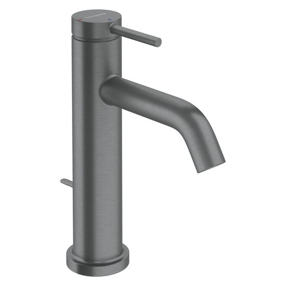 Hansgrohe Tecturis S Einhebel-Waschtischmischer 110mm, 4l/min, CoolStart EcoSmartPlus ohne Ablaufgarnitur, Brushed Black Chrome
