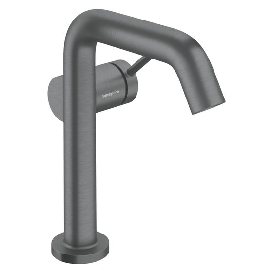 Hansgrohe Tecturis S Einhebel-Waschtischmischer 150mm, 5l/min, Fine CoolStart, Push-Open Ablaufgarnitur, Brushed Black Chrome