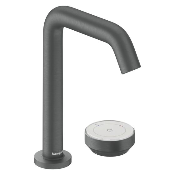 Hansgrohe Tecturis S 2-Loch Waschtischmischer 150mm, 4l/min, CoolStart EcoSmartPlus, Ablaufgarnitur, Brushed Black Chrome