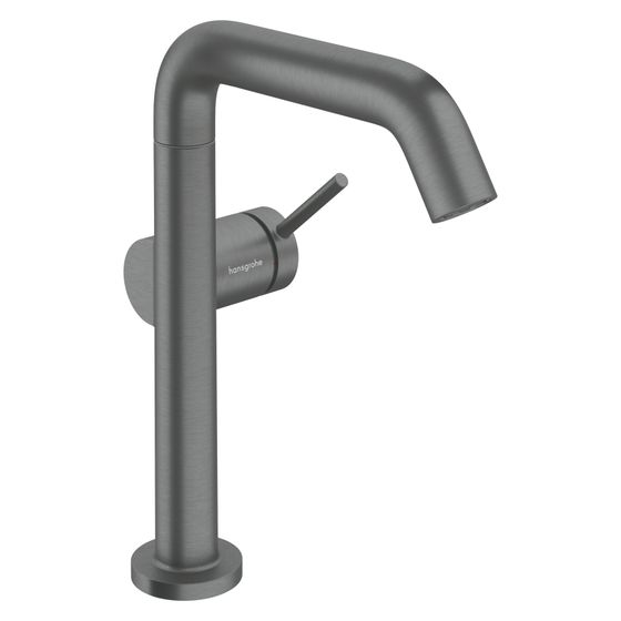 Hansgrohe Tecturis S Einhebel-Waschtischmischer 210mm 5l/min Fine CoolStart, Schwenkauslauf, Push-Open, Brushed Black Chrome