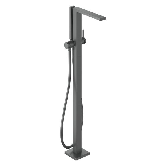 Hansgrohe Tecturis E Einhebel-Wannenmischer bodenstehend, 23,5l/min, Brushed Black Chrome