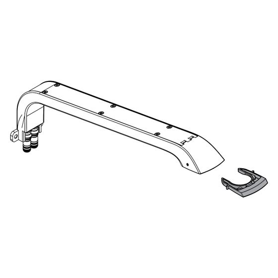 Hansgrohe Brausearm Raindance Select E 300 Showerpipe, Chrom, 92140000
