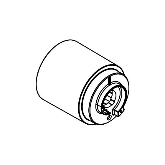 Hansgrohe Hülse für Unterputz-Thermostat, Chrom, 92216000