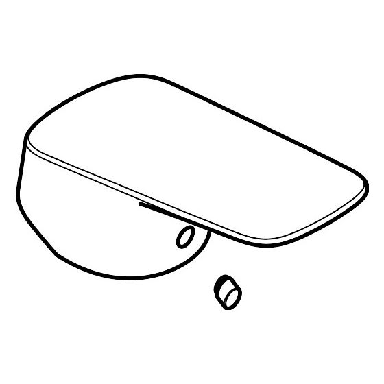 Hansgrohe Griff für Logis Waschtischmischer, Mattschwarz, 92224670