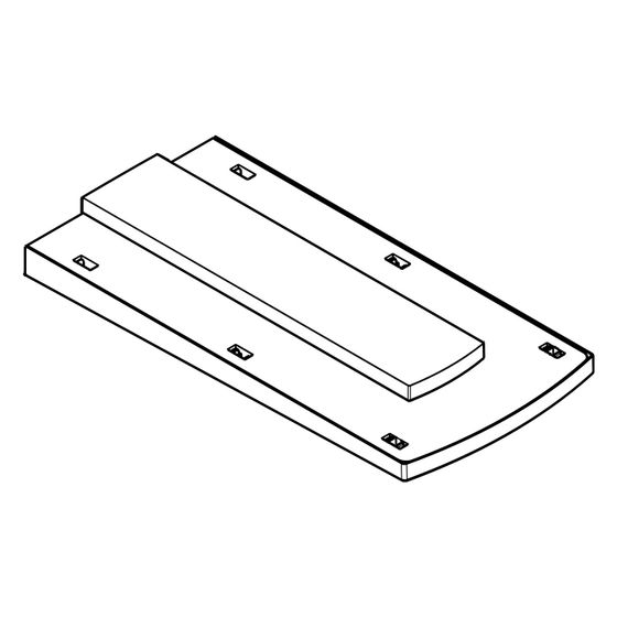 Hansgrohe Kopfbrause Rainfall, Weiß/Chrom, 92246400