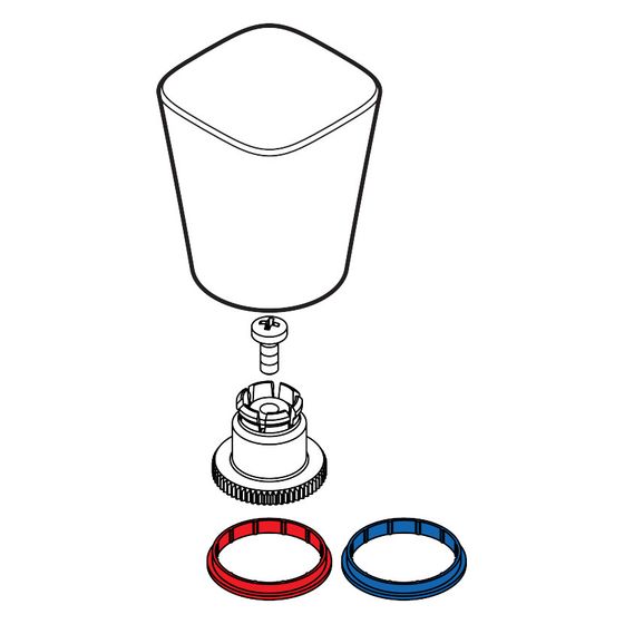 Hansgrohe Logis Griff Chrom, 92250000