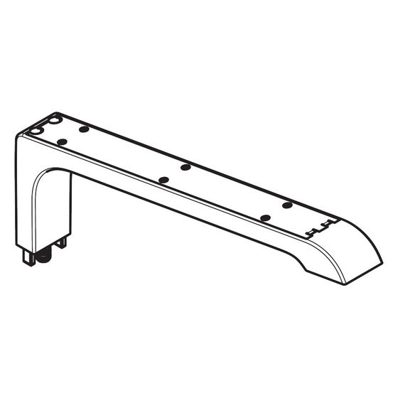 Hansgrohe Brausearm Raindance Select E 300 2jet Showerpipe, Chrom, 92267000