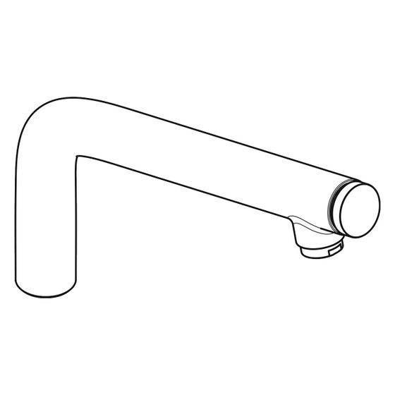 Hansgrohe Auslauf kpl. für Select Küchenmischer, Absteller, Chrom, 92695000