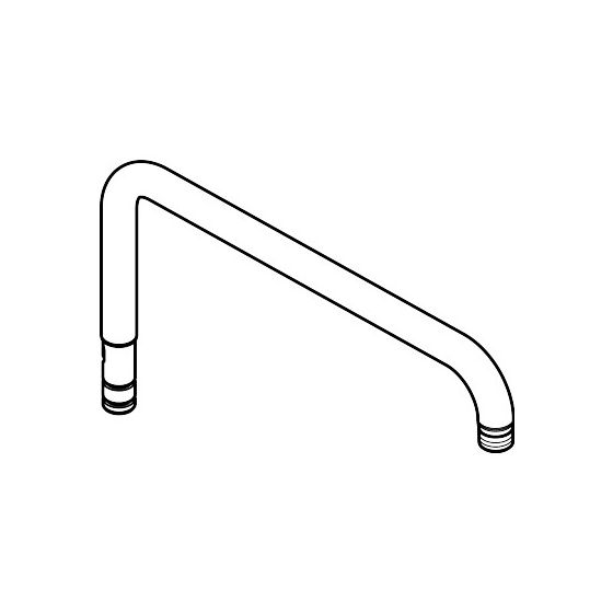 Hansgrohe Brausearm Croma Select Showerpipe, Chrom, 92348000