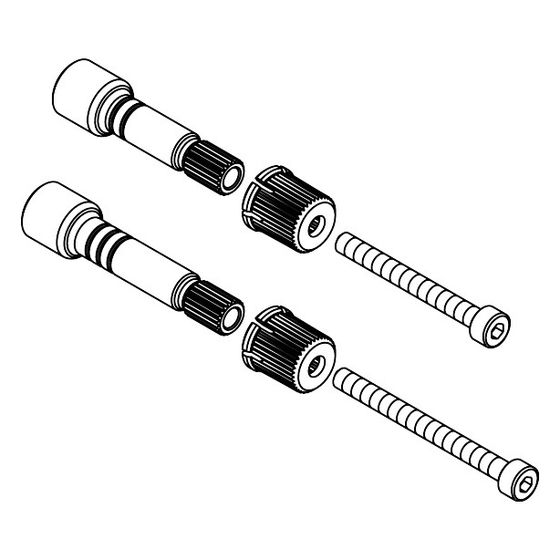 Hansgrohe Griffadapter Set iControl Fertigset, 92375000
