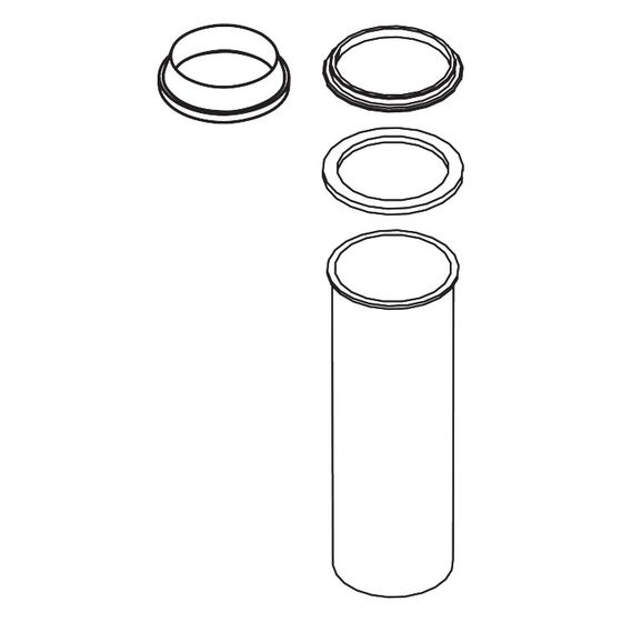 Hansgrohe Tauchrohrset DN 32, Chrom, 94203000