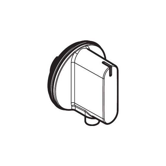 Hansgrohe Thermostatgriff Push Select, Chrom, 98369000